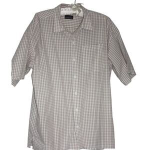 Patagonia Plaid Short Sleeve Button Down Size XL